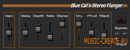 Blue Cat's Flanger / Stereo Flanger  от Blue Cat Audio - флэнжер