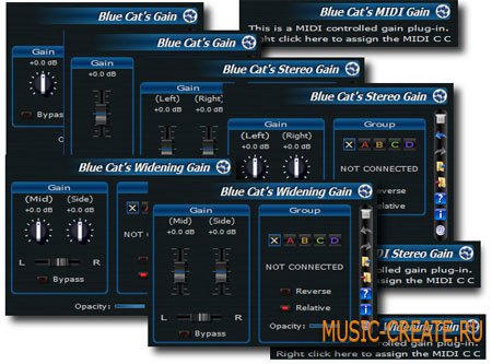 Blue Cat's Gain Suite  от Blue Cat Audio - утилита