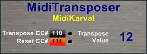 MidiTransposer от MidiKarval - MIDI FX / утилита