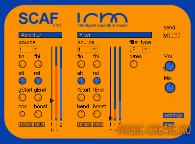 SCAF от Intelligent Sounds & Music (ISM) - компрессор / лимитер