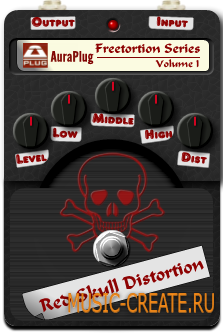 Red Skull Distortion 2.1 от AuraPlug - Искажение / Overdrive / Усилитель