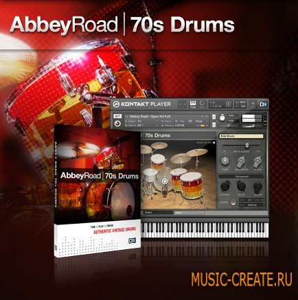 Native Instruments (NI) - ABBEY ROAD | 70s DRUMS (Kontakt) - драм комплект