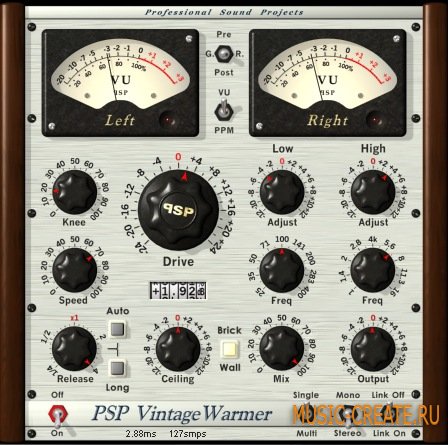 PSP VintageWarmer2 от PSPaudioware - компрессор / лимитер