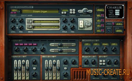 Ultimate Sound Bank - Charlie The Retro Organ Module 1.1 VSTi MAS RTAS AU DVDR - модуль органа