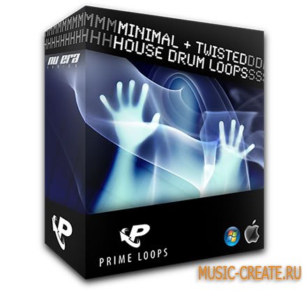 Minimal and Twisted House Drum Loops от Prime Loops - сэмплы драм Minimal и Twisted House