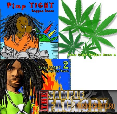 Pimp Tight Reggae Beats Vol 1, 2 & 3 от Sample Factory - сэмплы