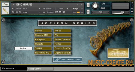 Epic Horns от Vienna Symphonic Library - рожковые инструменты (KONTAKT)
