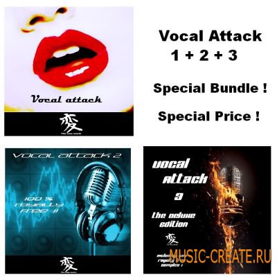 Vocal Attack: Special Bundle от Wide Range Electric - сэмплы вокал