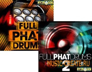 Full Phat Drums 1 & 2 от Hy2rogen / Sounds To Sample - сэмплы ударных (WAV)