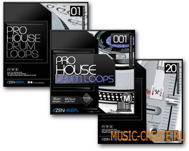 Pro House Drum Loops Multipack Vol 1-20 от Zenhiser - сэмплы house (WAV)