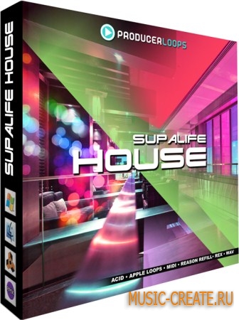 Producer Loops Supalife Tech House (AiFF MIDI) - сэмплы Tech House