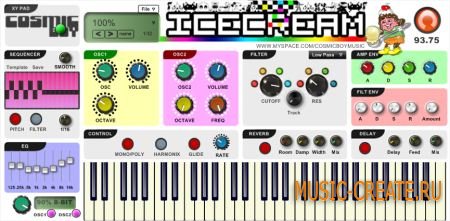 ICECREAM Cosmic Boys - 8-bit синтезатор