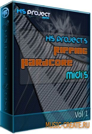 HS Projects Ripping Hardcore Midis Vol 1 (MIDI) - мелодии Hardcore