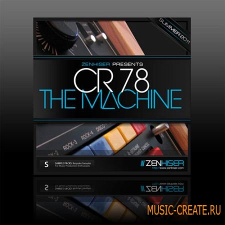 Zenhiser CR78 The Drum Machine (WAV) - сэмплы 80-х house, nu disco, pop