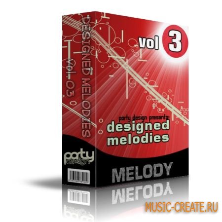Designed Melodies Vol 3 от Party Design - MIDI и сэмплы House, Electro, Dance (WAV)