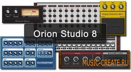 Orion 8 v8.0.2 от Synapse Audio - виртуальная студия (x86/x64 WORKiNG ASSiGN)