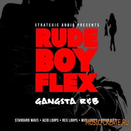 Strategic Audio RudeBoy Flex: Gangsta R&B (wav midi rex2) - сэмплы R&B, Hip Hop