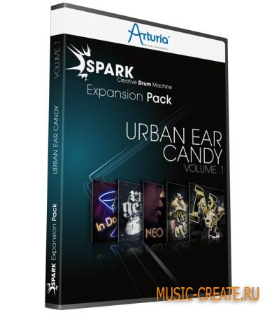 Arturia Spark Drum Urban Ear Candy Vol.1 Expansion WIN OSX - банк звуков для драм-машины Spark