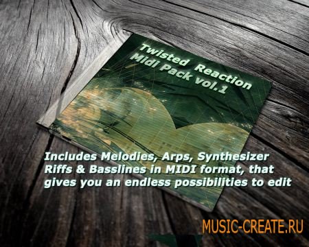 Psyload Twisted Reaction Midi Pack Vol. 1 (MIDI) - трансовые мелодии