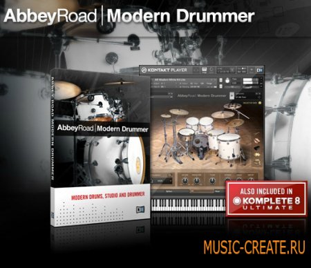 Native Instruments - Abbey Road: Modern Drummer (KONTAKT) - библиотека барабанной установки