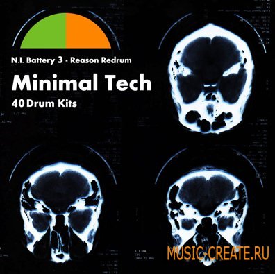 Acid Records - Minimal Tech 40 Drum Kits (N.I Battery 3 / Reason Redrum) - ван-шот сэмплы