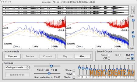 Audio Restoration - DeNoise 2.8.4 Win/MacOSX (Team P2P)