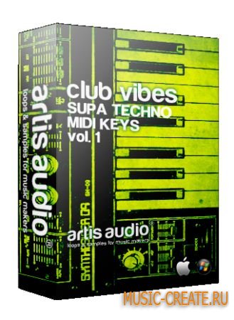 Artis Audio - Club Vibes Supa Techno MIDI Keys Vol 1 (MIDI)