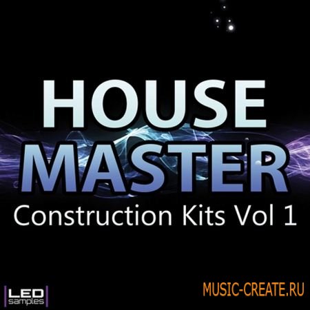 LED Samples - HouseMaster Construction Kits Vol 1 (WAV MIDI) - сэмплы house