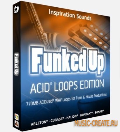 Inspiration Sounds - Funked Up Acid Loops Edition (WAV) - сэмплы Funk
