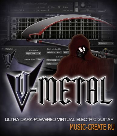 Prominy - V-Metal KONTAKT DVDR 2000TH RELEASE (TEAM DYNAMiCS) - библиотека электрической гитары