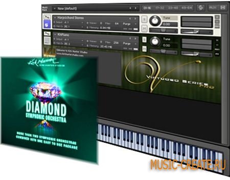 Kirk Hunter - Diamond: Percussion Complete (KONTAKT DVDR-SONiTUS) - библиотека перкуссий
