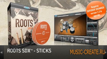 ToonTrack - Roots SDX v01 Sticks (EXPANSiON Superior Drummer)