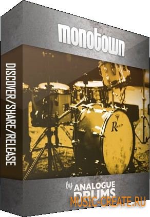 Analogue Drums - Monotown (KONTAKT) - библиотека звуков old school funk, soul, rhythm, blues