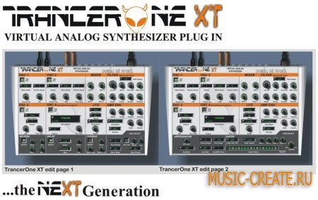 Sonic At Work - TrancerOne XT v1.0 (TEAM R2R) - аналоговый синтезатор