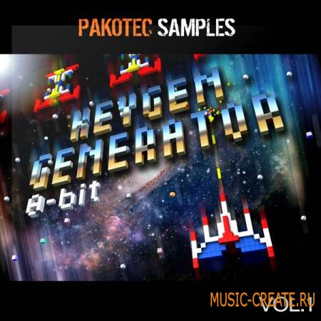 Pakotec Samples - 8-Bit Keygen Generator (WAV MIDI) - сэмплы 8-Bit