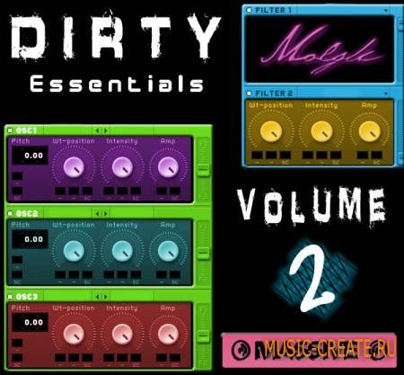 Molgli - Dirty Essentials Vol 2 (NI Massive Soundbank)