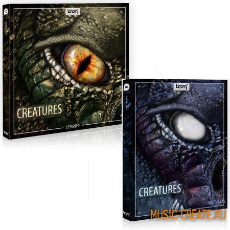 BOOM Library - Creatures Construction Kit (WAV / SCD DVD9-SONiTUS) - звуковые эффекты существ