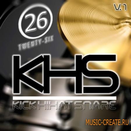 Twenty Six - KHS: Kick Hi-Hat Snare Vol 1 (WAV REX) - сэмплы ударных
