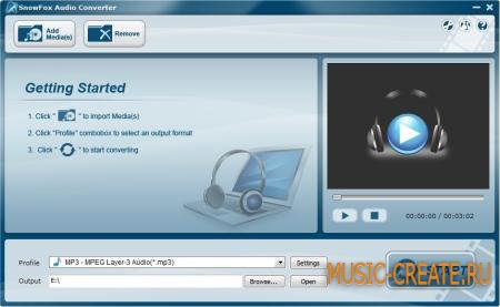 SnowFox Audio Converter v1.5.0 (TEAM CHAOS) - аудио конвертер