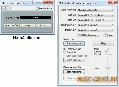 MathAudio - Microphone Corrector v1.4.6 (TEAM R2R) - плагин корректор микрофона
