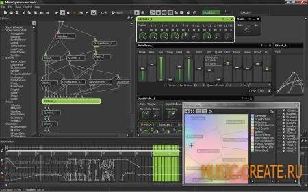 AudioMulch v2.2.3 WiN/MAC OSX (TEAM UNION) - модульная система синтеза и обработки звука