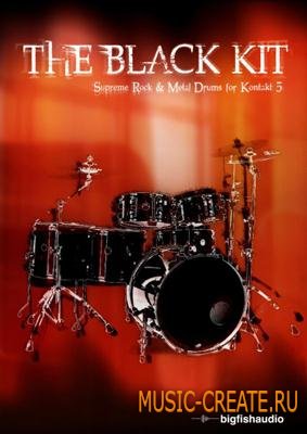 Big Fish Audio - The Black Kit (KONTAKT DVDR-DYNAMiCS) - библиотека звуков ударной установки для Metal, Hard Rock