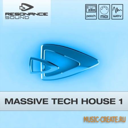 Resonance Sound - Massive Tech House 1 (WAV MiDi MNSV) - сэмплы Tech House, пресеты Massive
