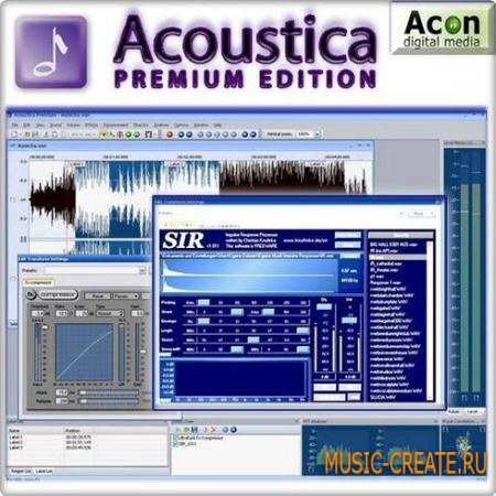Acon Digital Media - Acoustica Premium Edition v6.0.8 (Team LAXiTY) - звуковой редактор