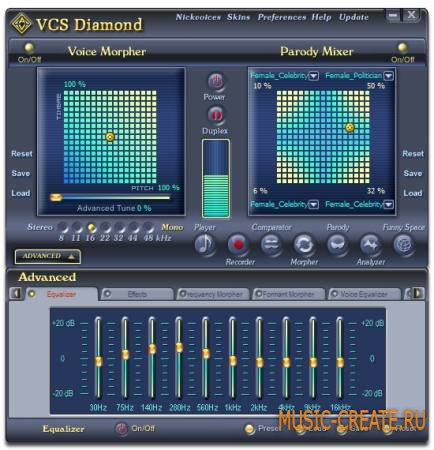 AV VOICE CHANGER SOFTWARE DIAMOND 8.0.24 (TEAM DVT) - редактор голоса