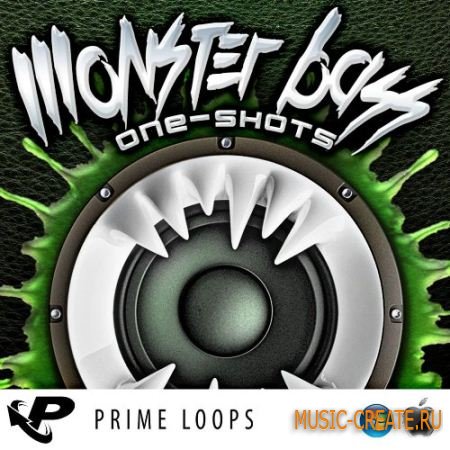 Prime Loops - Monster Bass One Shots (MULTiFORMAT) - сэмплы Dubstep, Bass