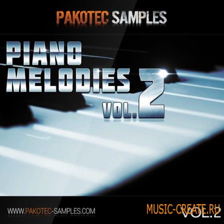 Pakotec Samples - Piano Melodies Vol 2 (WAV MIDI) - сэмплы и мелодии фортепиано