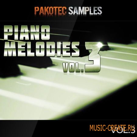 Pakotec Samples Piano Melodies Vol 3 (WAV MIDI) - сэмплы и мелодии фортепиано