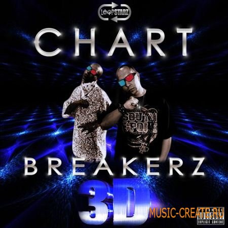 Loopstarz - Chartbreakerz 3D (ACiD WAV MIDI) - сэмплы Dirty South, Hip Hop