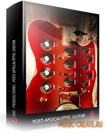8Dio - Post-Apocalyptic Guitar (KONTAKT) - библиотека звуков гитары